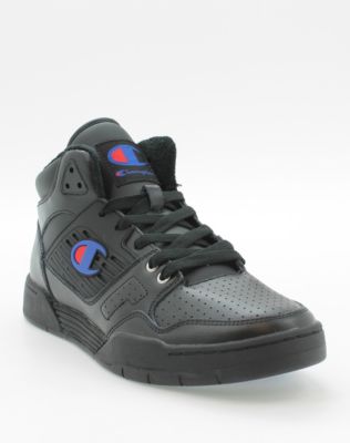 Champion Life® Men's 3 On 3 Black Leather Shoes