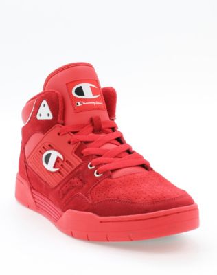 Champion Life® Men's 3 On 3 Red Suede Shoes