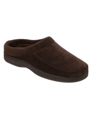 Hanes Men's Dearfoam Corduroy Moccassin Clogs with Memory Foam