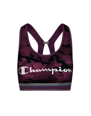 Champion The Authentic Sports Bra, Distressed Logo1