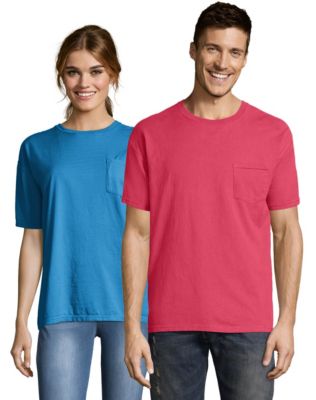 Hanes Adult ComfortWash™ Garment Dyed Short Sleeve Pocket Tee