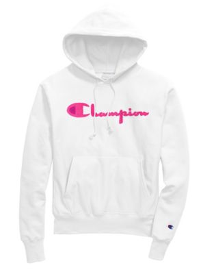 mens pink champion hoodie