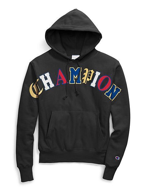 Champion Reverse Weave Old English Pullover Hoodie Champion Reverse Weave Old English Pullover Hoodie