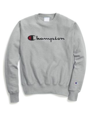 Champion Life® Men's Reverse Weave® Crew, Chain Stitch Script Logo