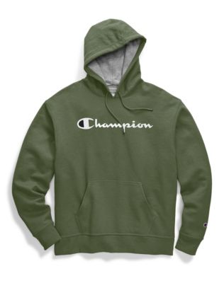 champion men's powerblend fleece logo sweatshirt