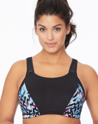 Glamorise Sport Elite Performance Adjustable Support Underwire Bra with Free Wash Bag