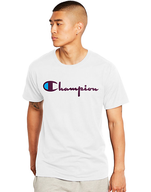 Champion Men's Tee, Vintage Logo | Champion