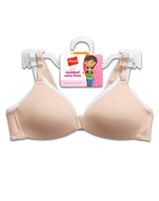 Hanes Girls Molded Wirefree Bra Bras Hanes
