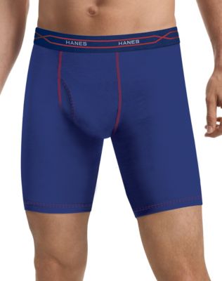 Hanes Mens Long Leg Boxer Briefs X Temp 0140