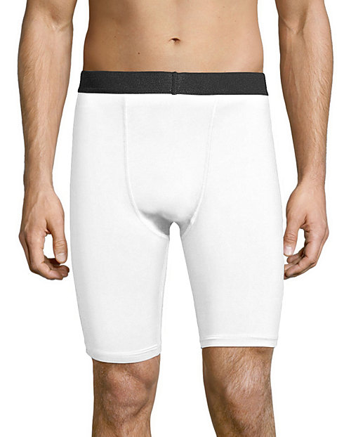 Hanes Men/'s Performance Compression Shorts Sport Cool DRI 9/" inseam Cool Comfort