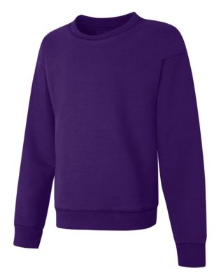 hanes purple sweatshirt