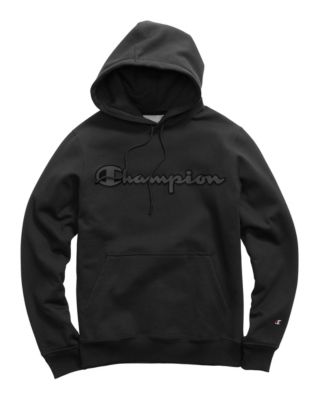 all black champion sweatshirt