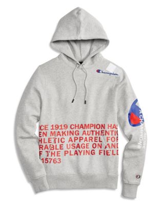 champion behind the label pullover hoodie